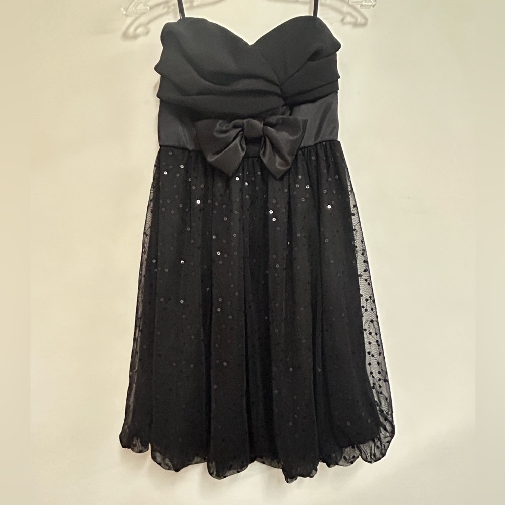 Sparkly Strapless Party Dress